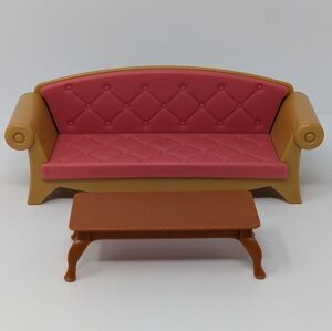 Little Tikes Dollhouse Couch Coffee Table Grand Mansion Living Room